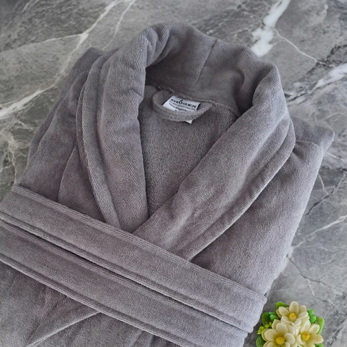 DAIM velour bathrobe, 430 GSM