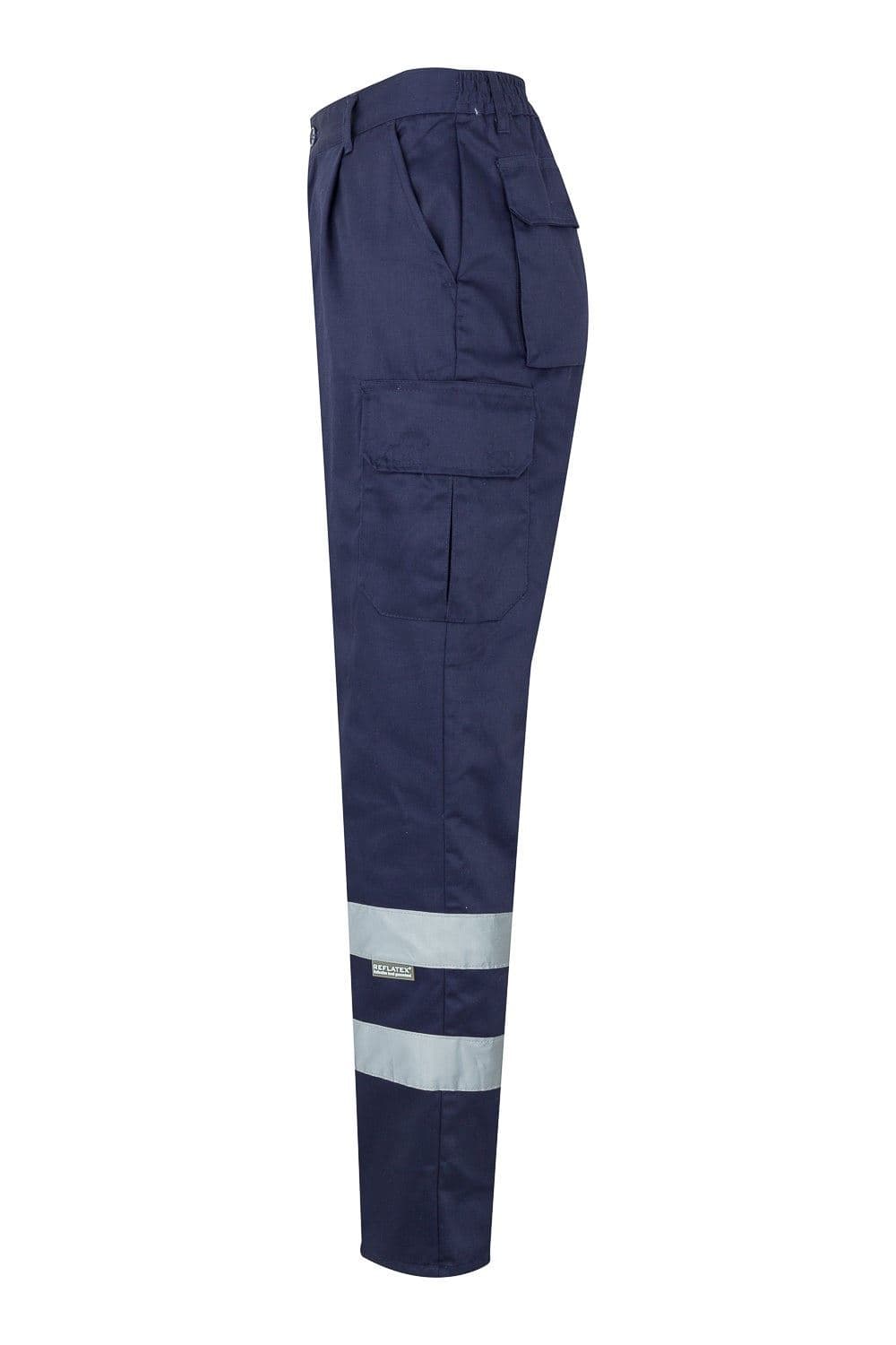 HV trousers with a reflective strip — image 3