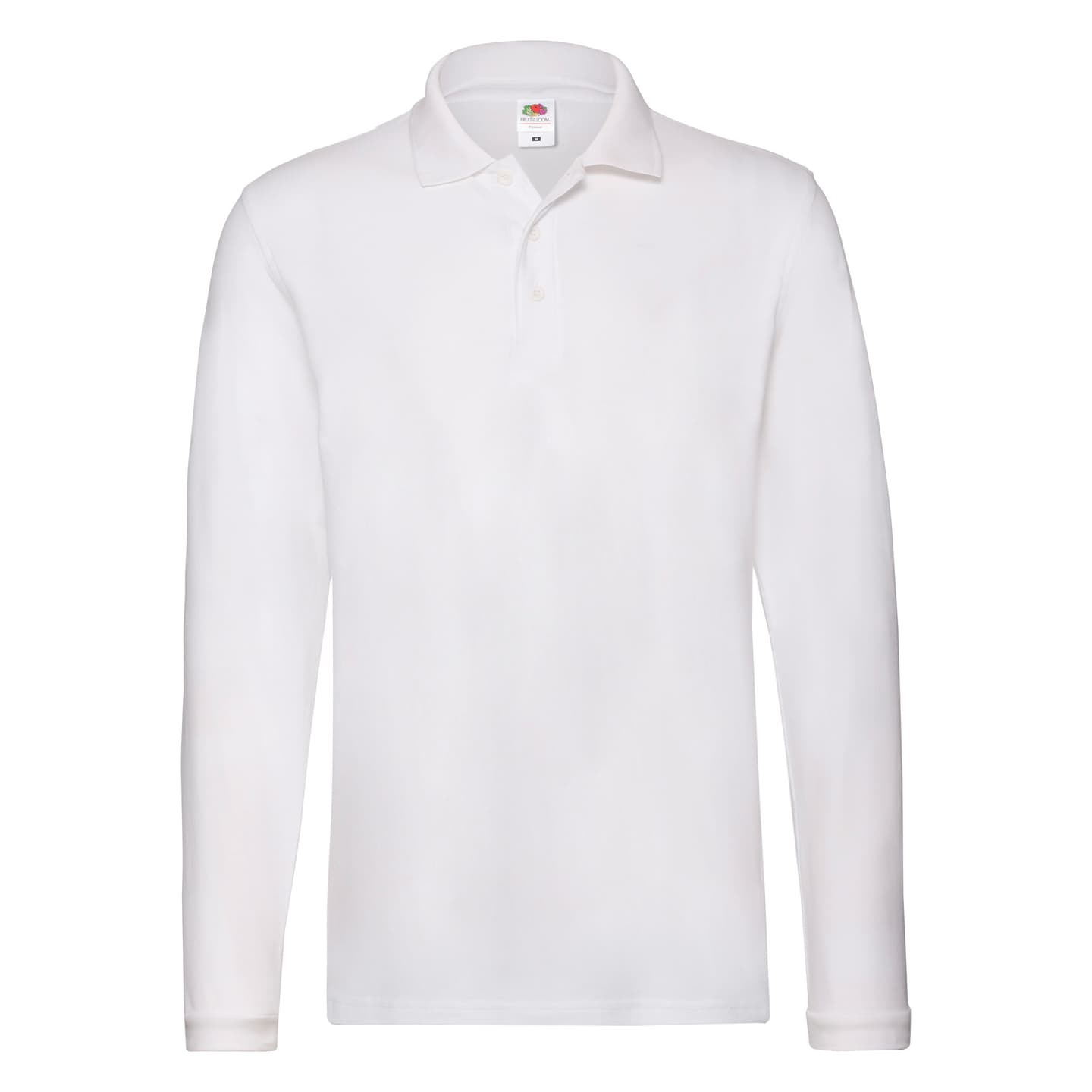 Premium polo shirt, long sleeves