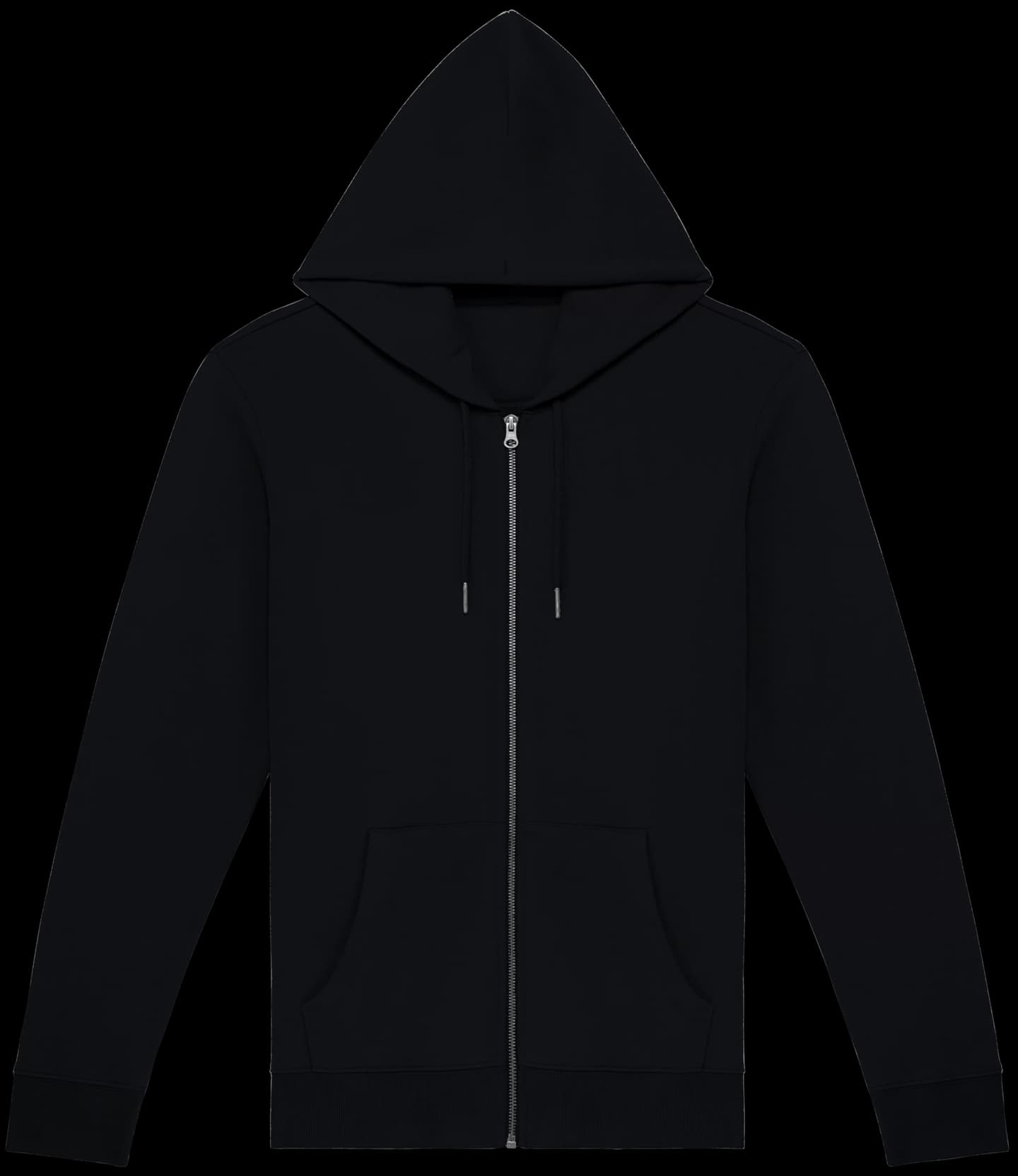 Unisex full-zip hooded sweatshirt