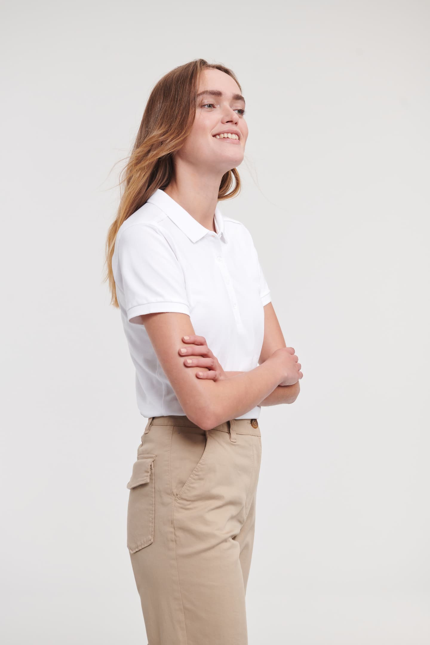 Women's Fitted Stretch polo shirt — image 7