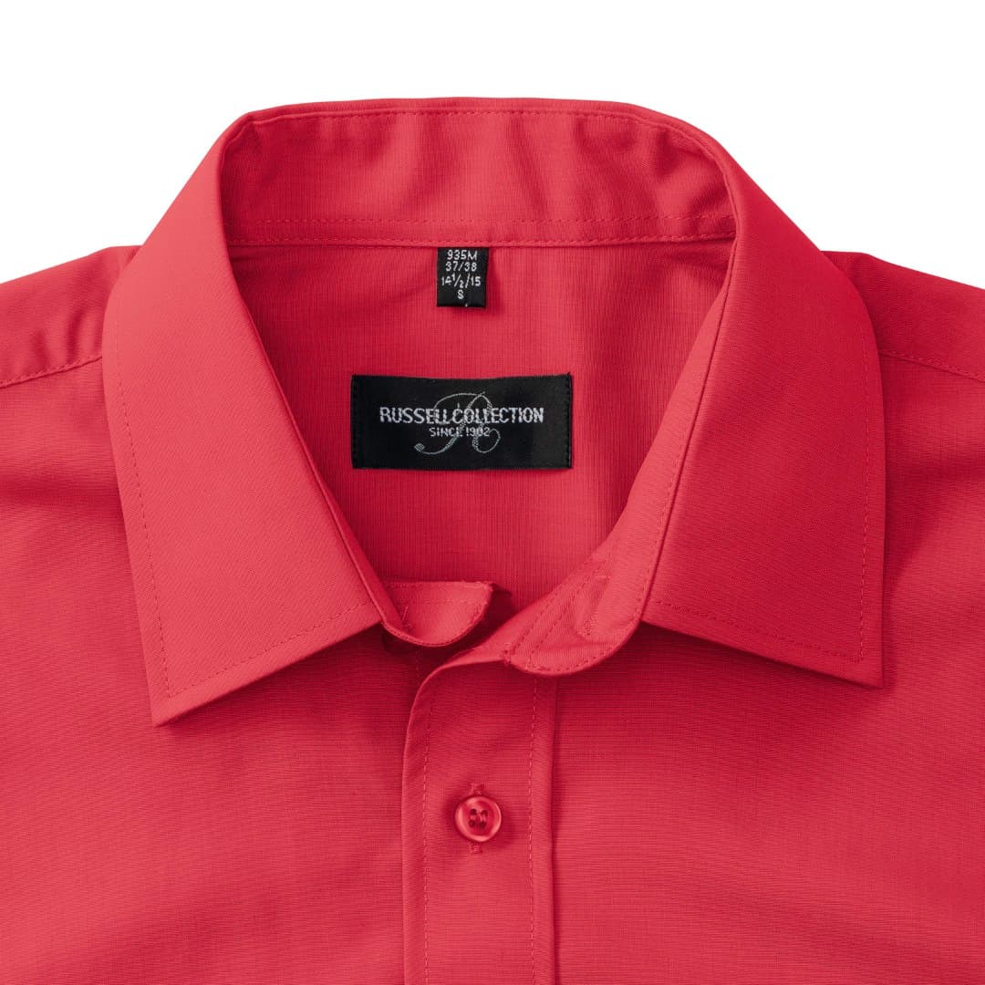 Košulja muška kratki rukavi Classic Polycotton Poplin — slika 2