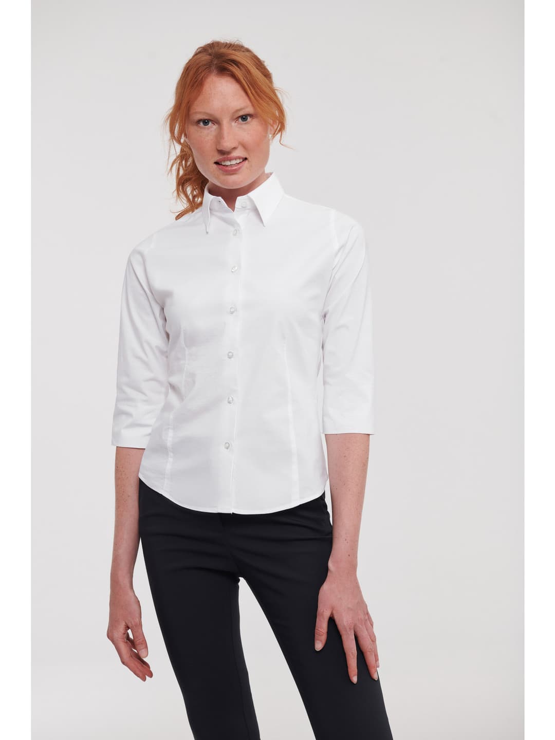Košulja ženska 3/4 rukavi Fitted Stretch — slika 7