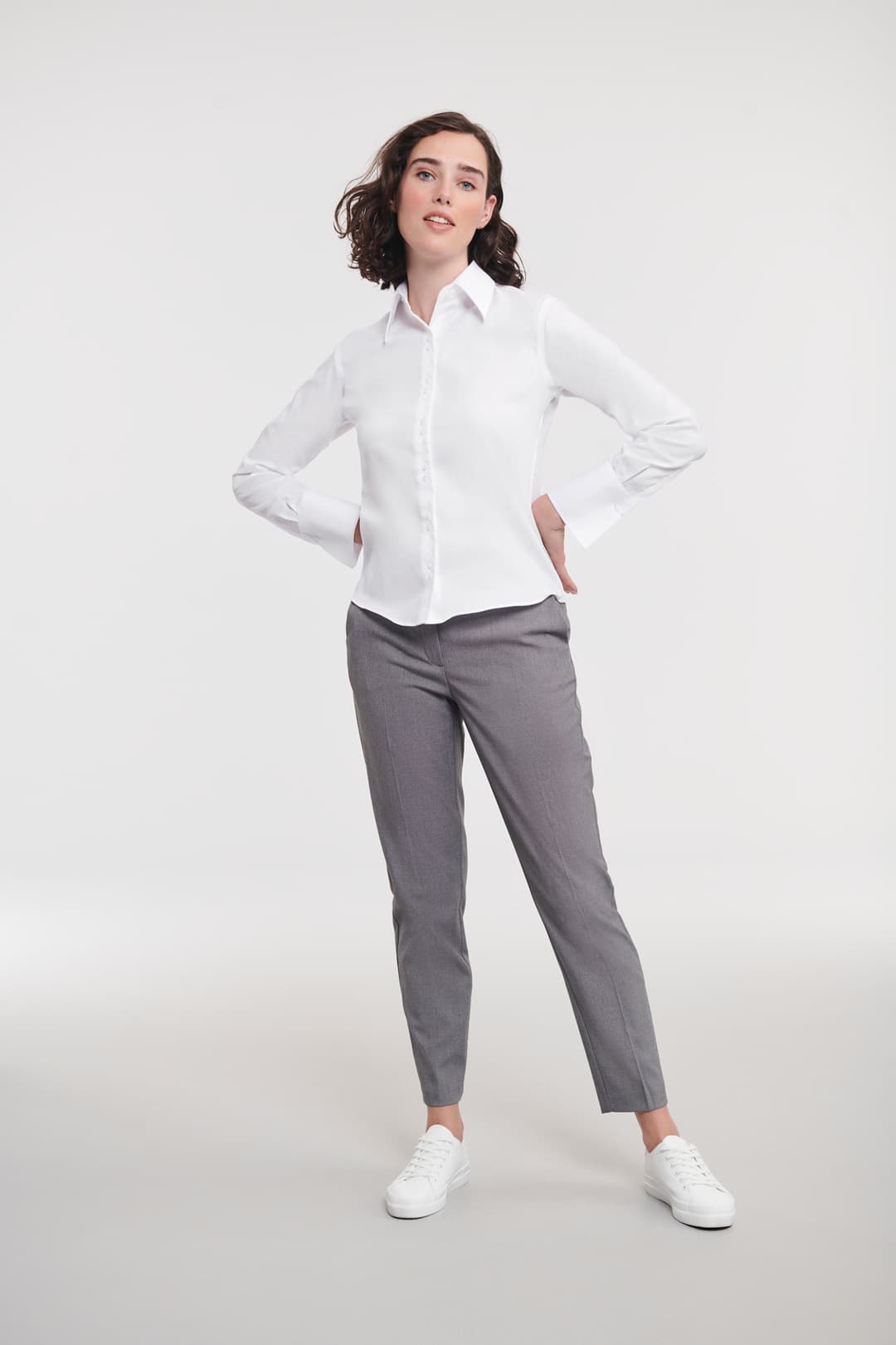 Košulja ženska dugi rukavi Tailored Ultimate Non-Iron — slika 7