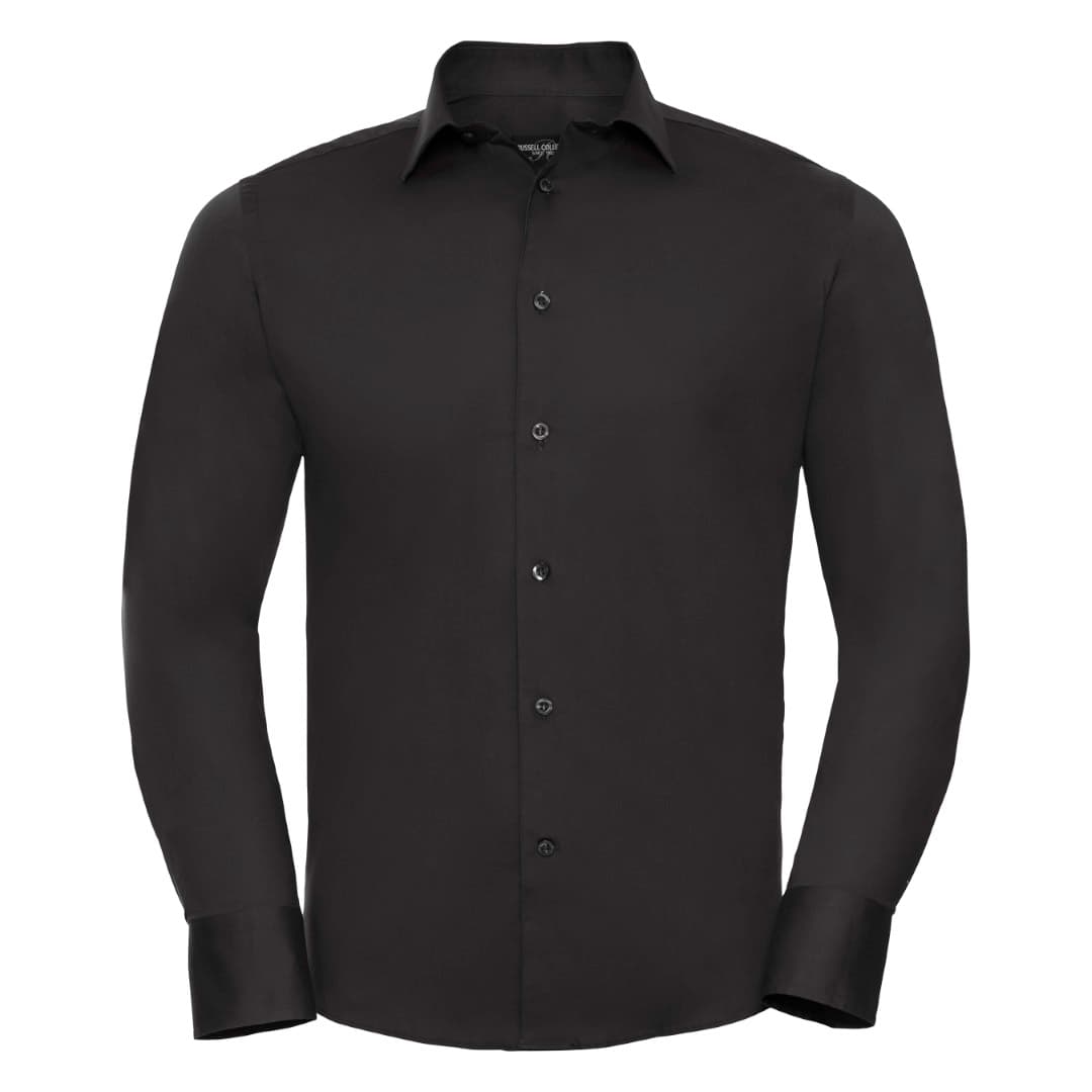 Košulja muška dugi rukavi Fitted Stretch