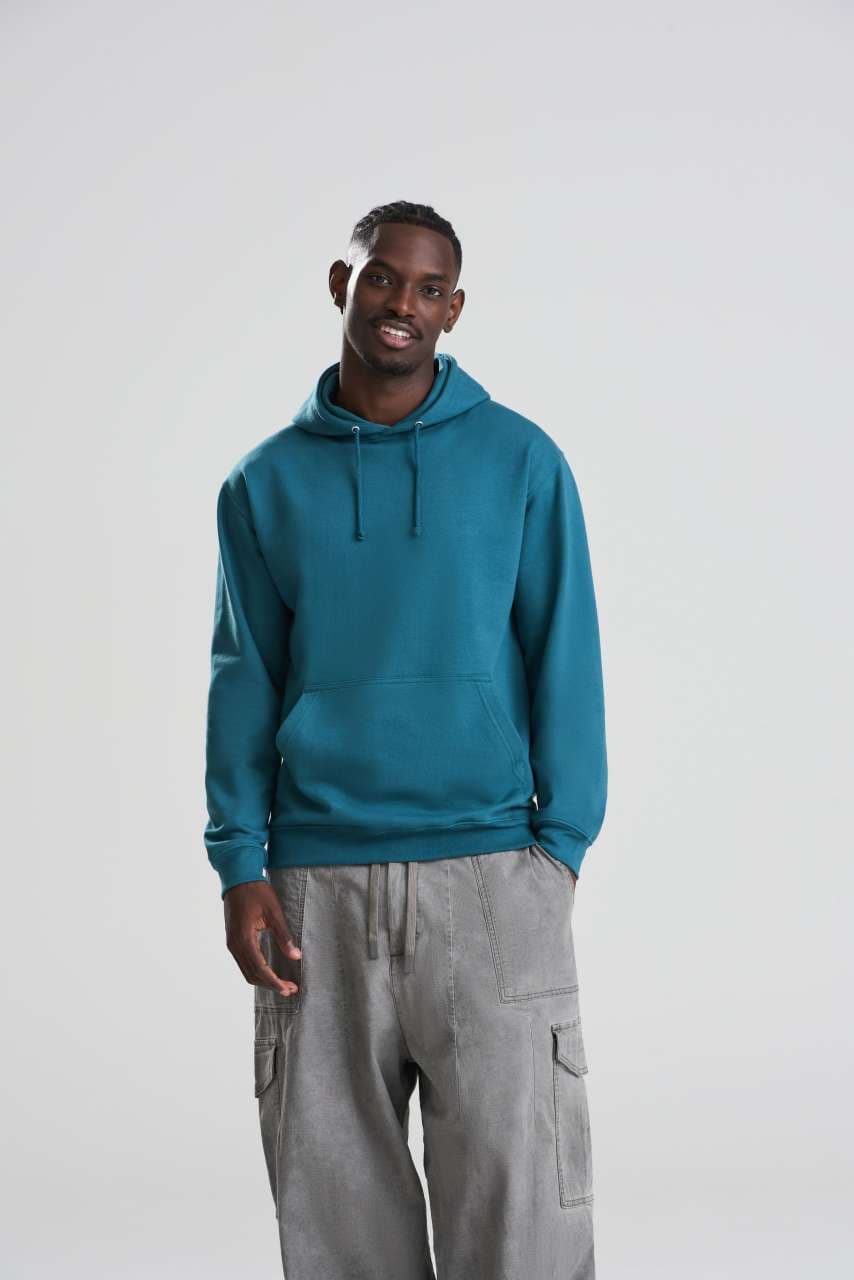 College hooded sweatshirt