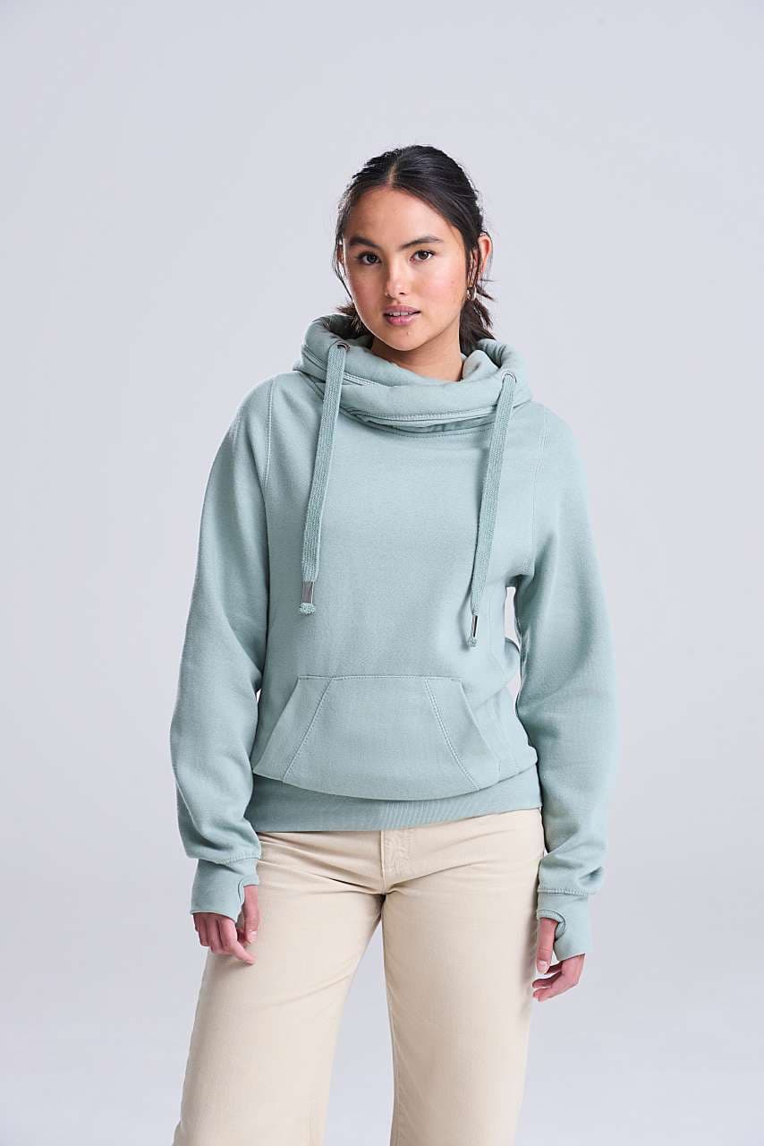 Cross roll-neck sweatshirt