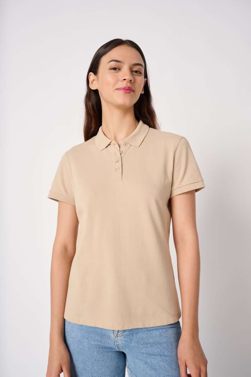 Women's Pique Ideal Basic polo shirt-2