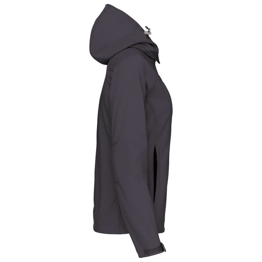 Jakna ženska sa kapuljačom Softshell — slika 3