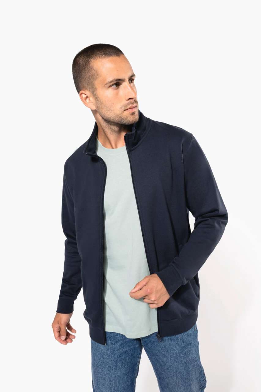 Men's full-zip fleece sweatshirt