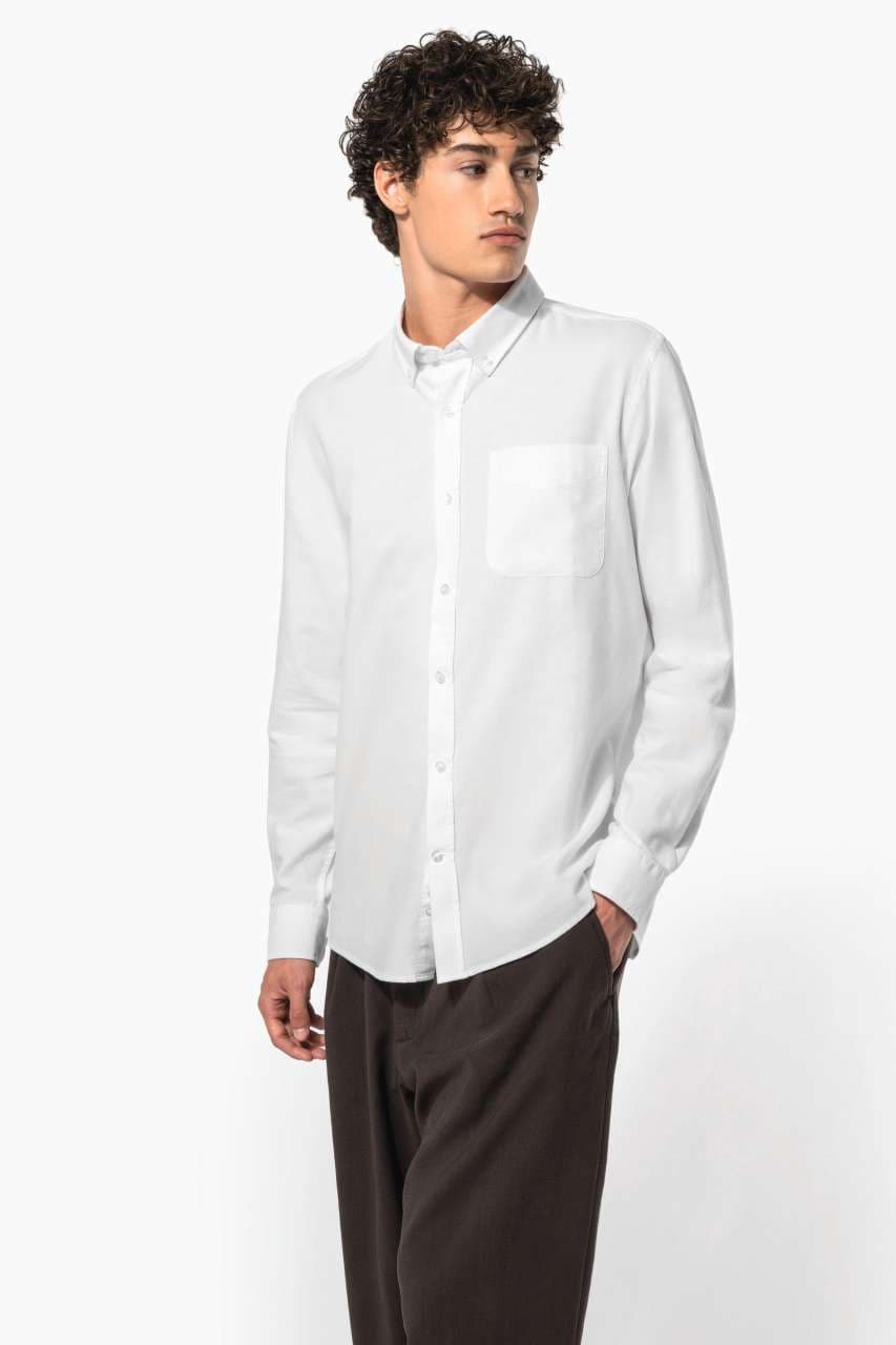 Košulja muška WASHED OXFORD dugi rukavi