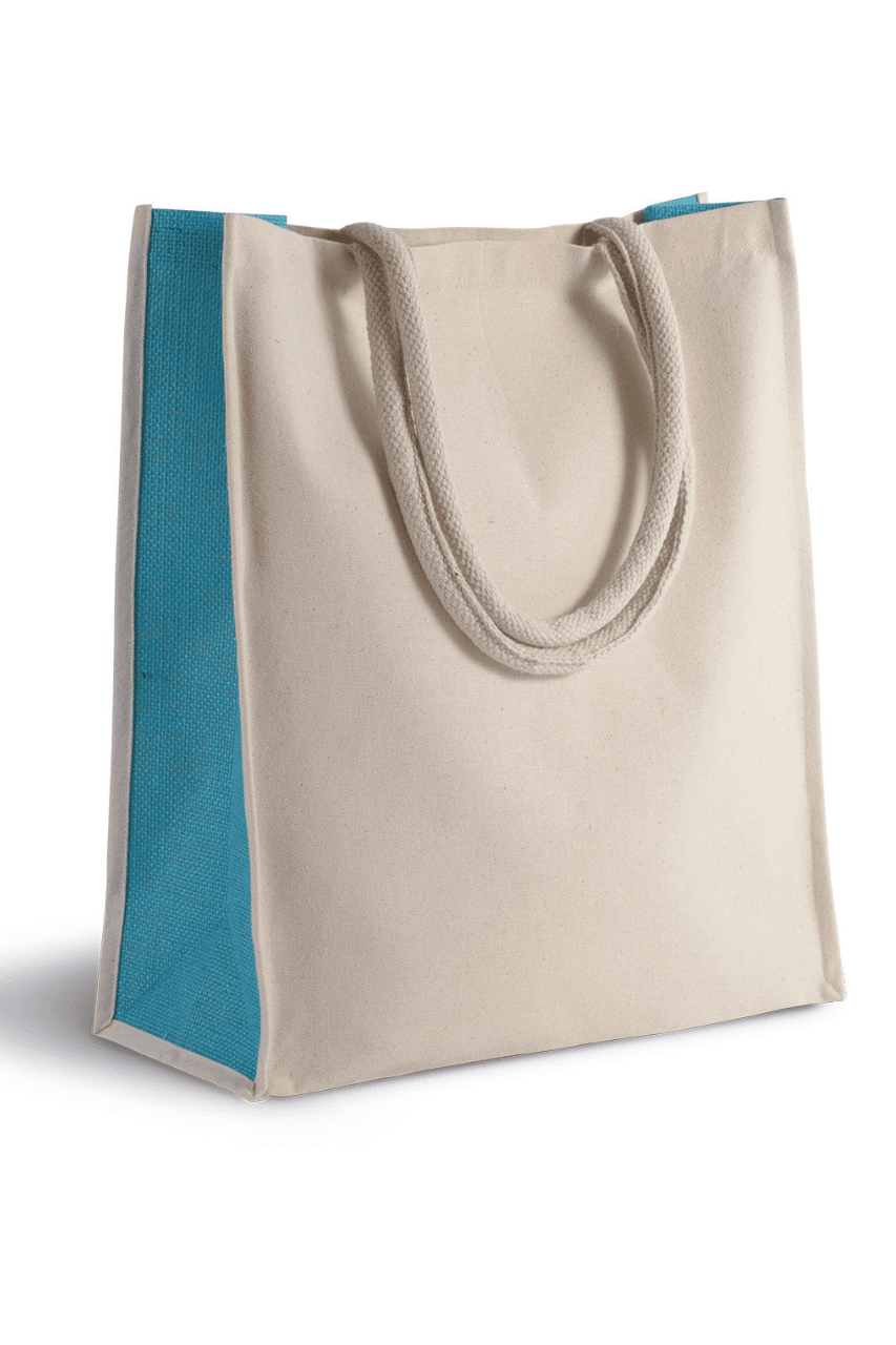 Cotton/jute Tote tote bag