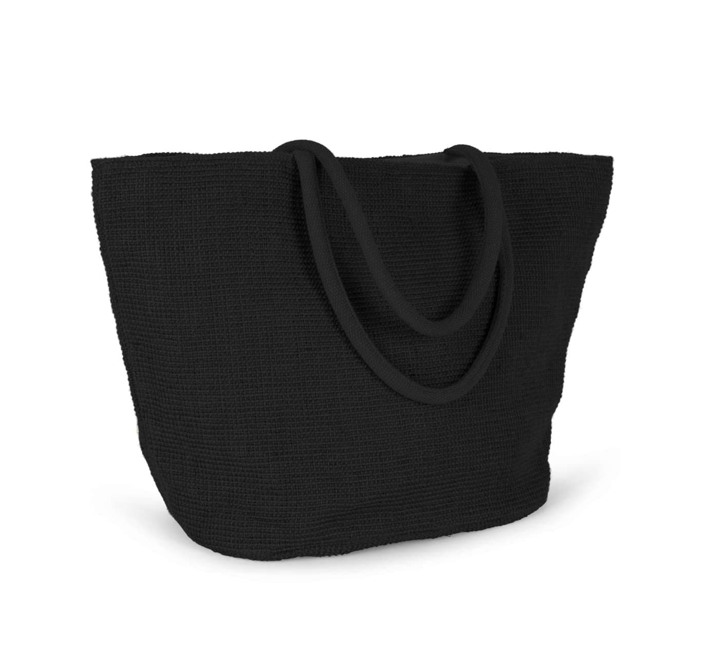 Woven jute tote bag