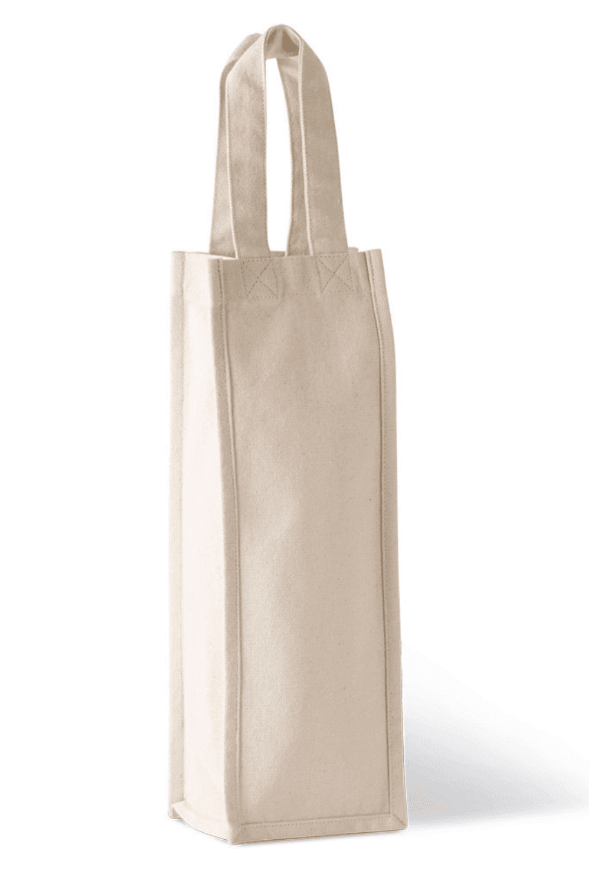 Canvas bottle bag