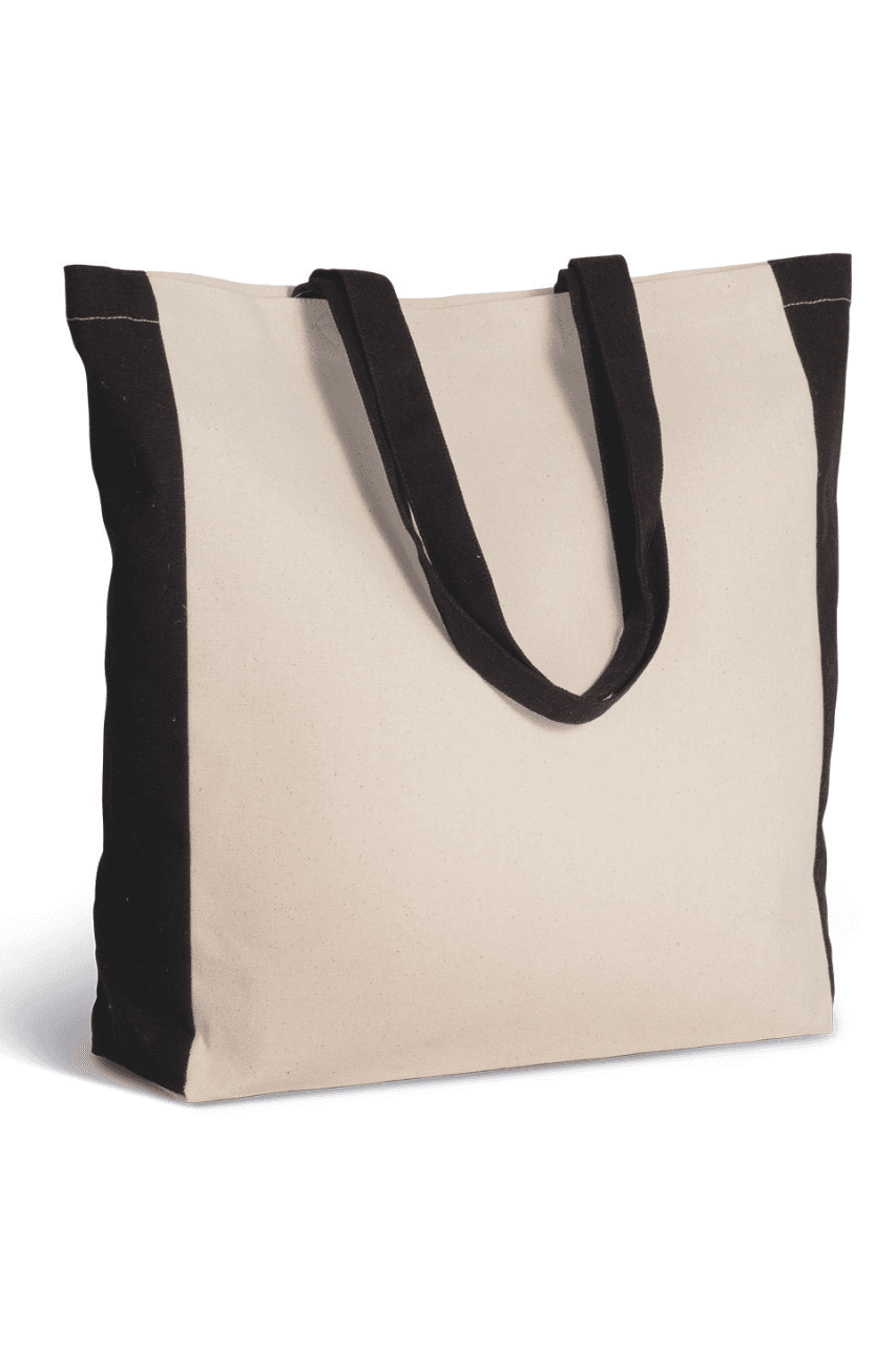 Two-tone tote bag