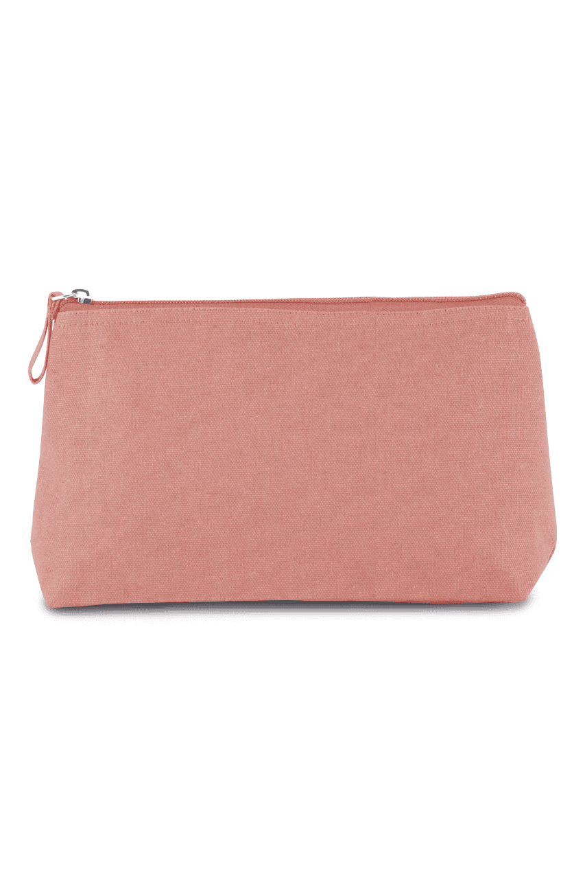 Canvas toiletry bag