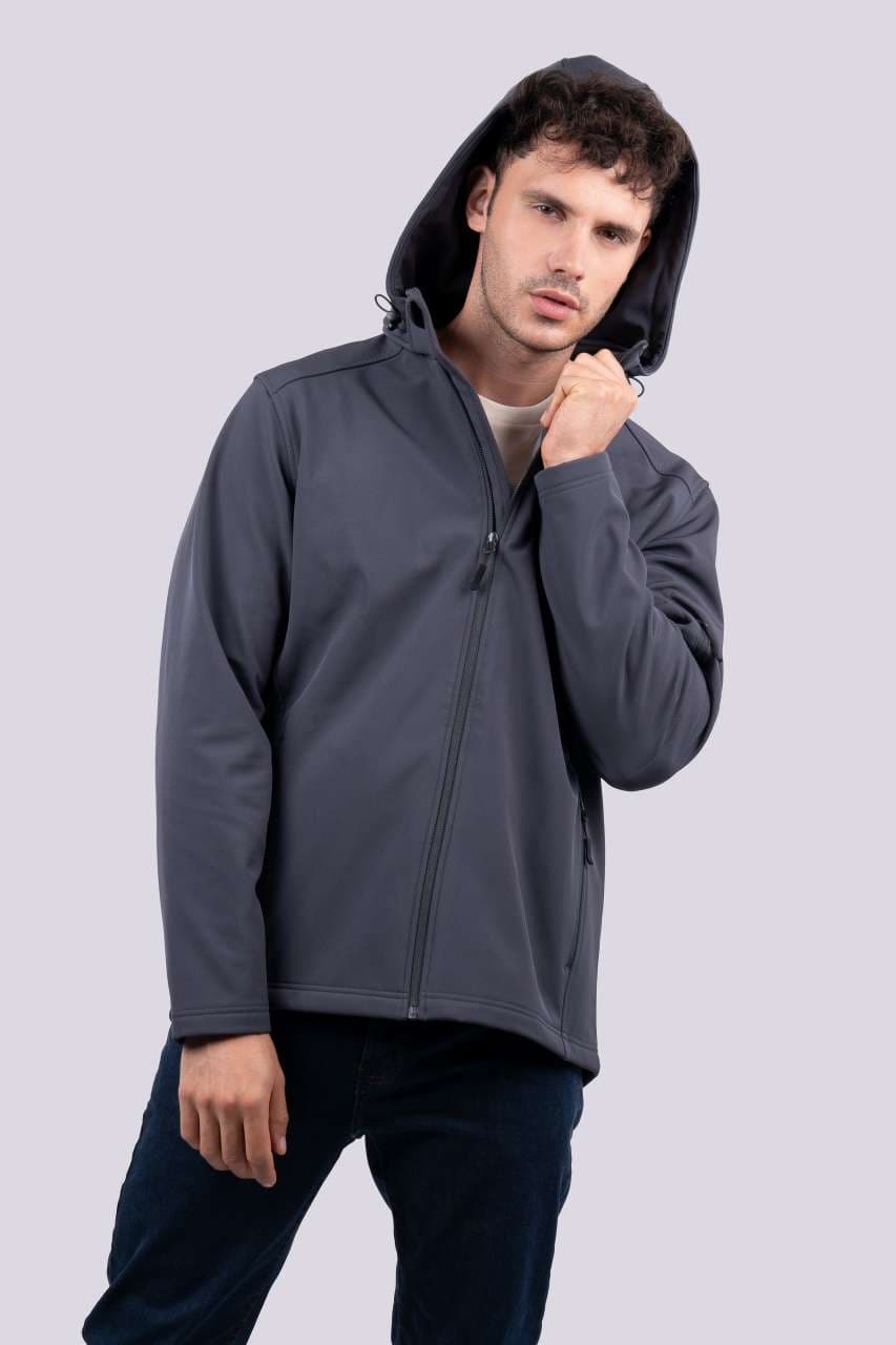 Jakna muška Softshell 3-layer sa kapuljačom