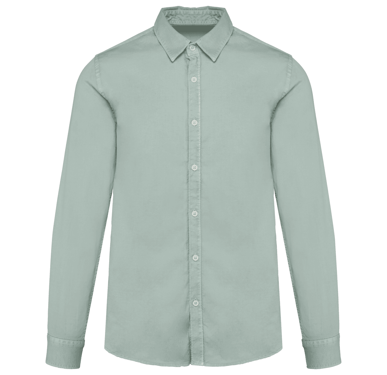 Washed shirt, long sleeves