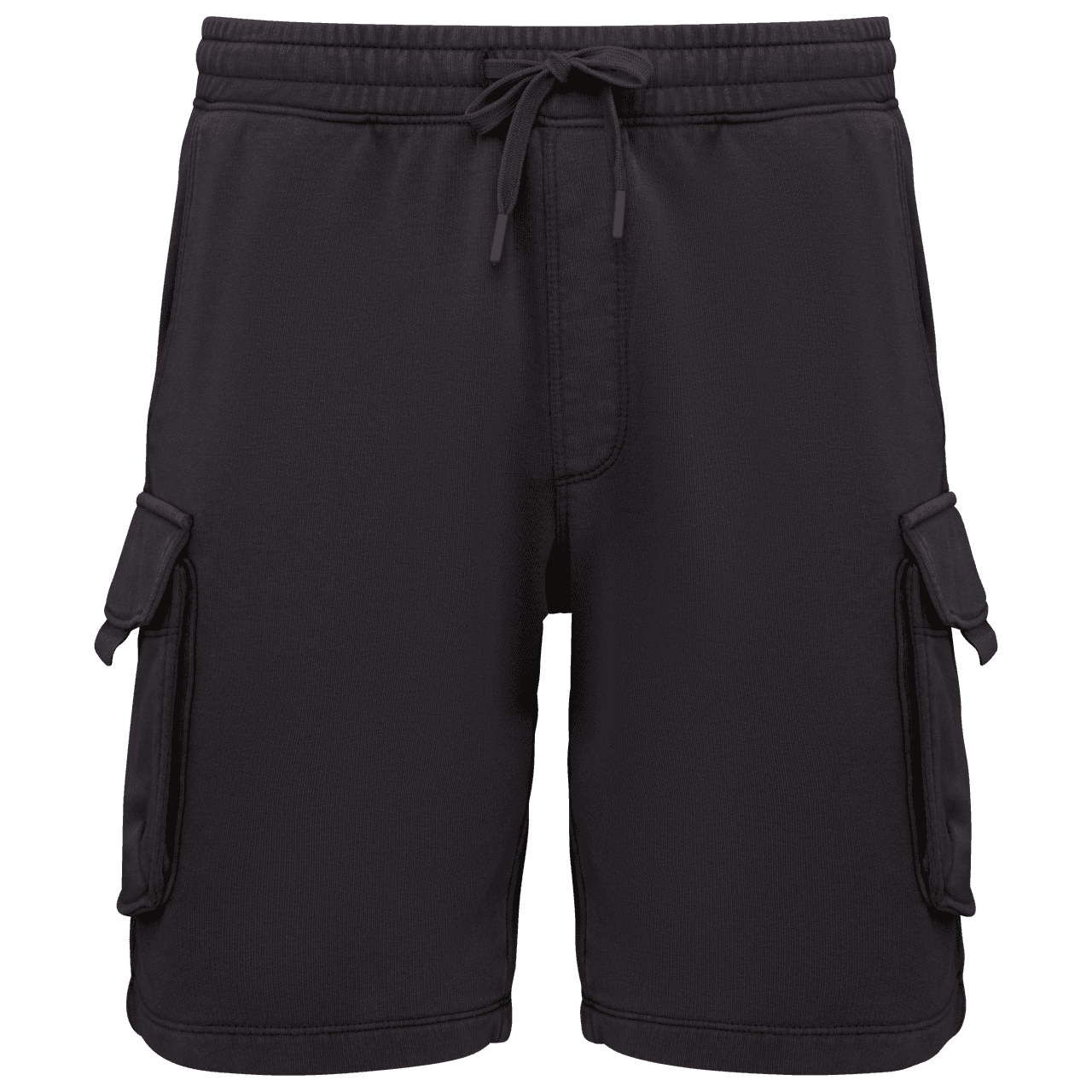 Men's French Terry bermuda shorts WASHED EFFECT
