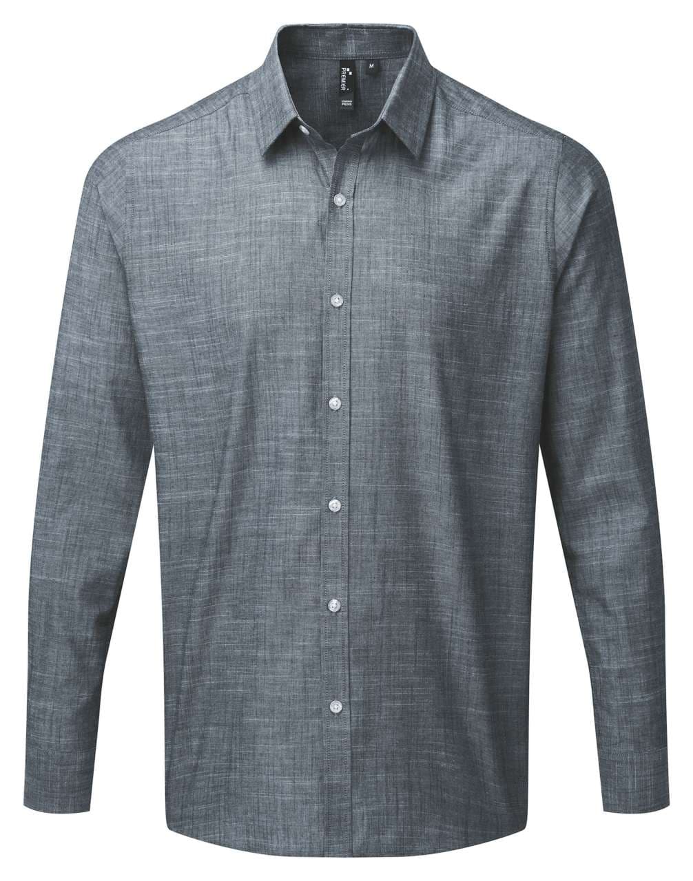 Men's Chambray shirt, long sleeves