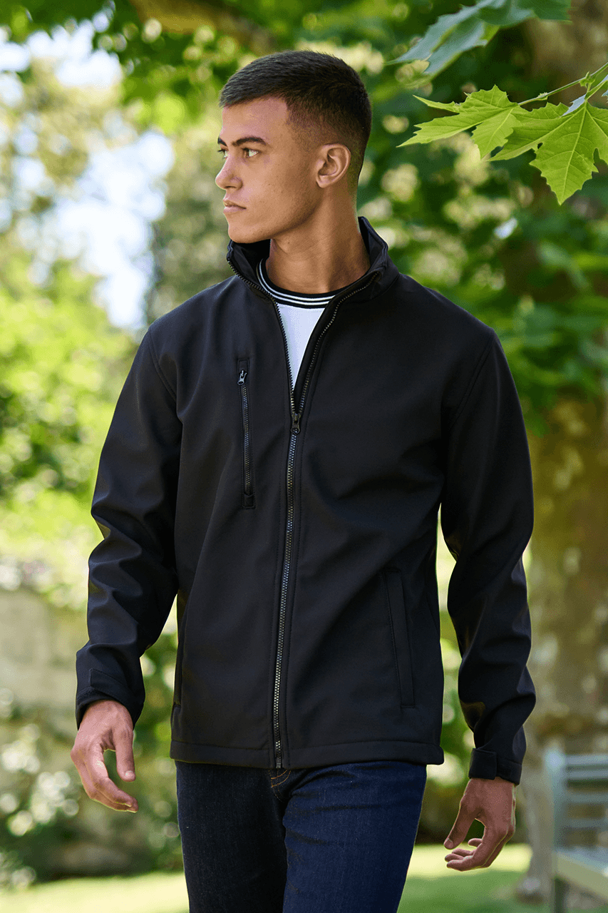 Men's Printable SoftShell three-layer jacket