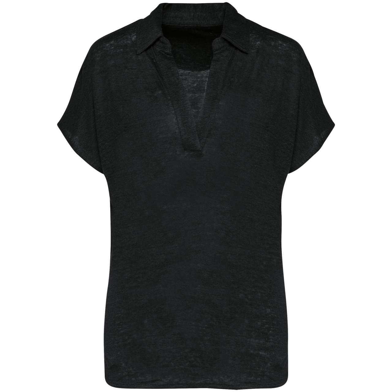Women's Spasso linen polo shirt