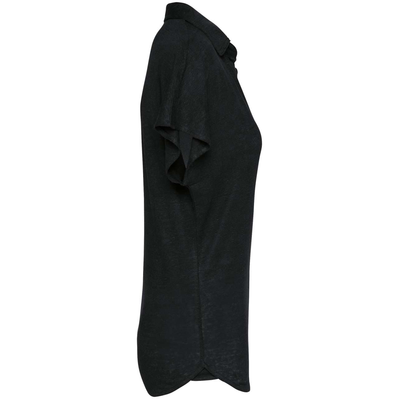 Women's Spasso linen polo shirt — image 3