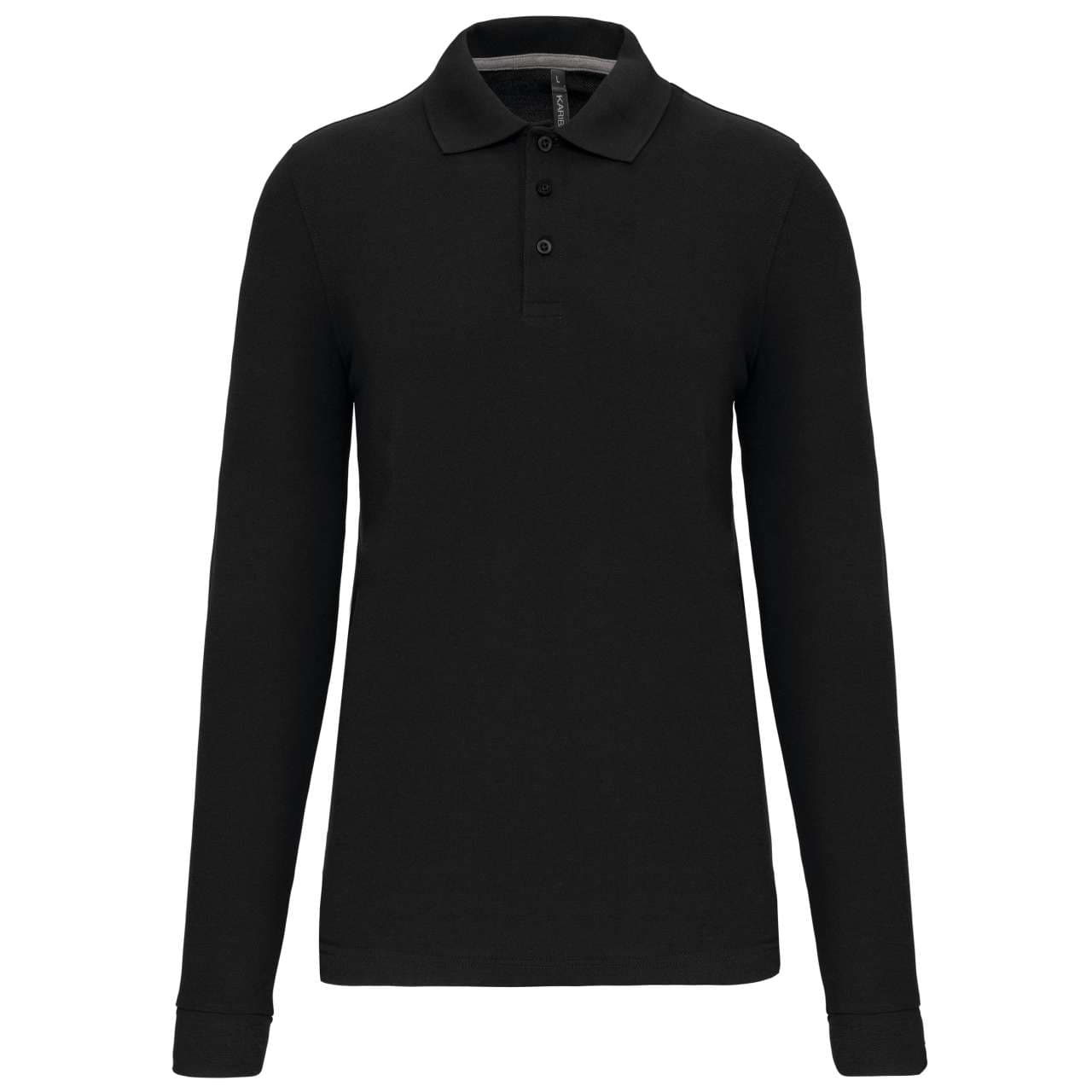 Men's long-sleeved polo shirt