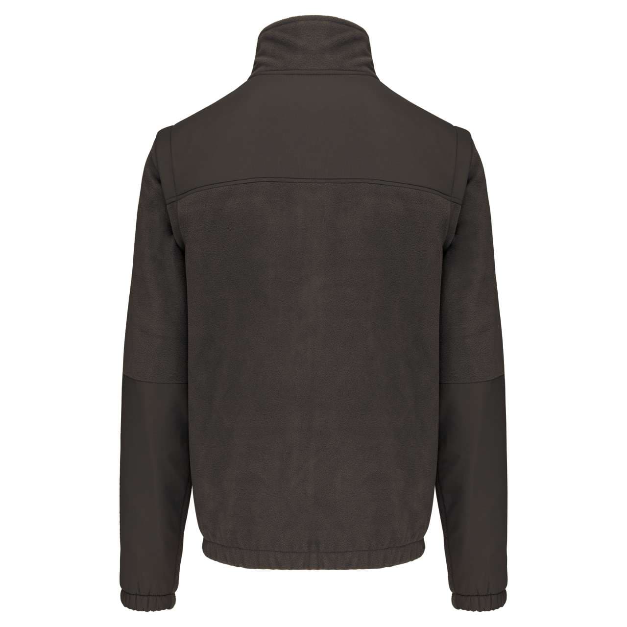 Men's microfleece sweatshirt with detachable sleeves — image 2