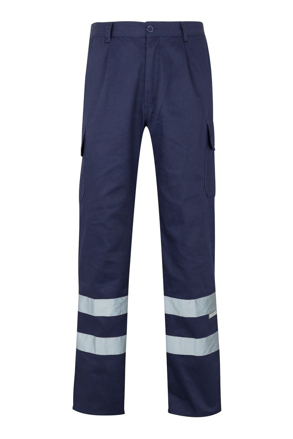 HV trousers with a reflective strip