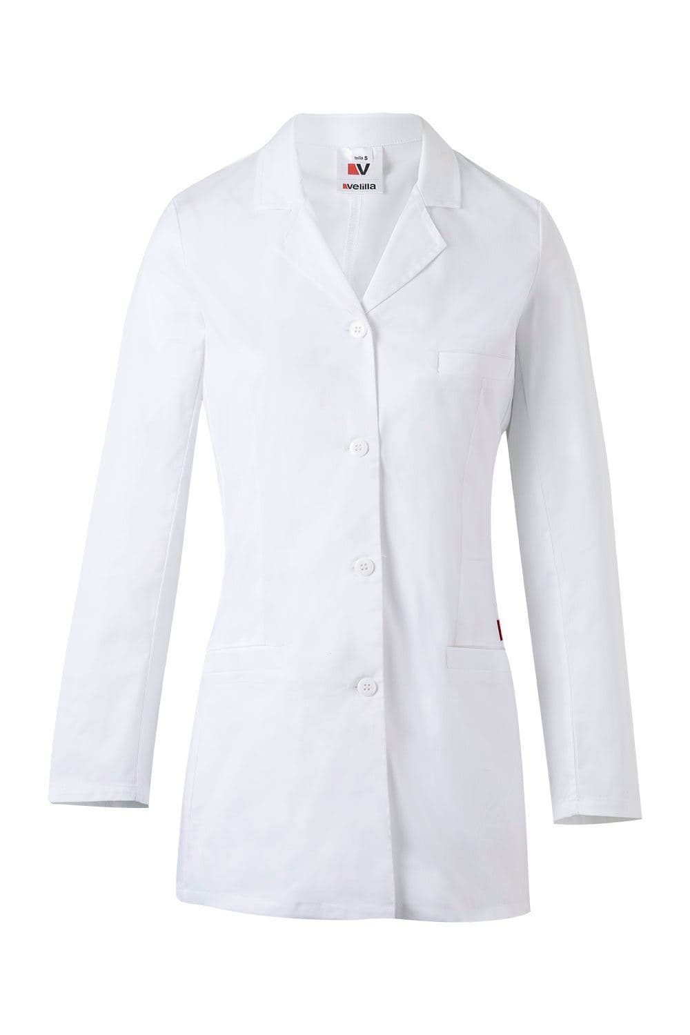 Women's short Stretch medical coat