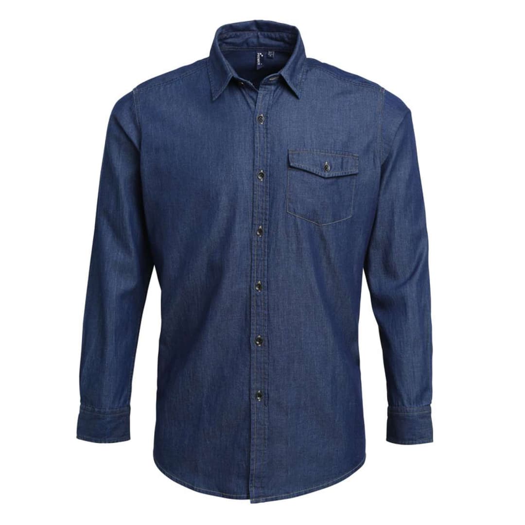 Košulja muška Jeans stitch dugi rukavi