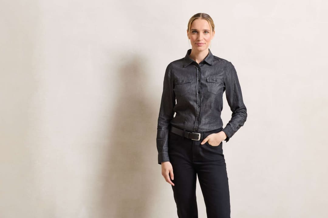 Košulja ženska Jeans stitch dugi rukavi