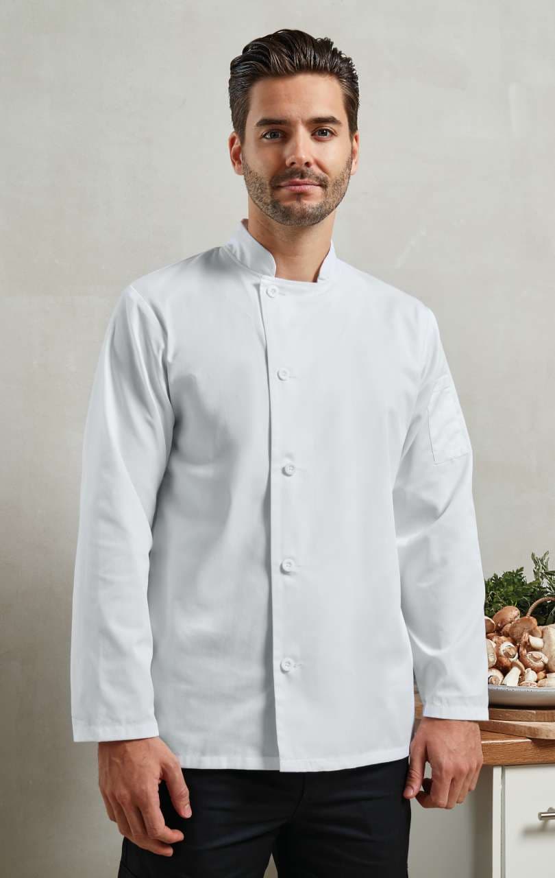 Essential chef's shirt, long sleeves