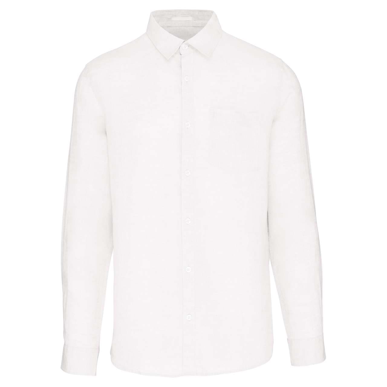Men's Spasso linen shirt, long sleeves-2